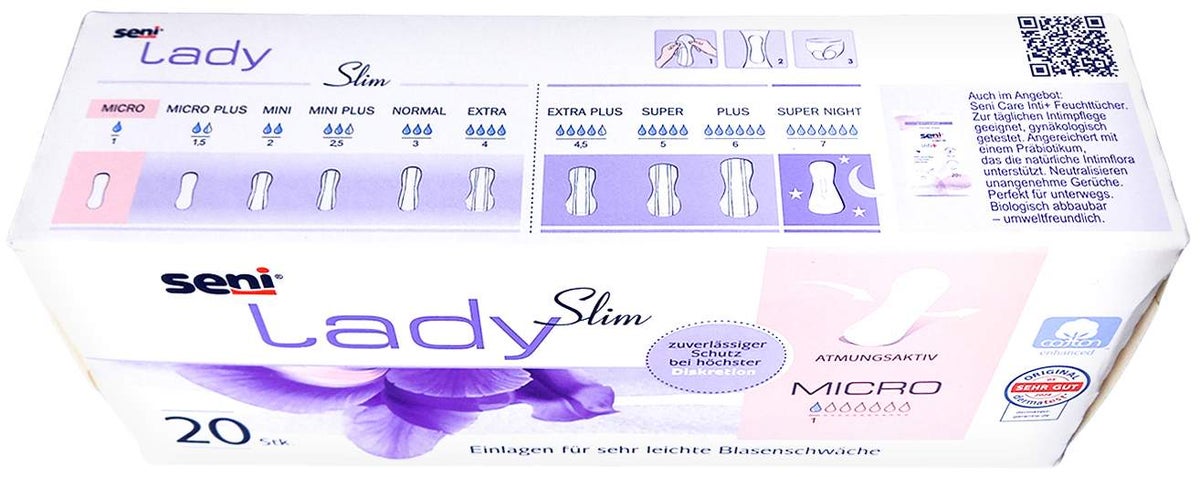 SENI Lady Slim Inkontinenzeinlage micro im kl.Kart
