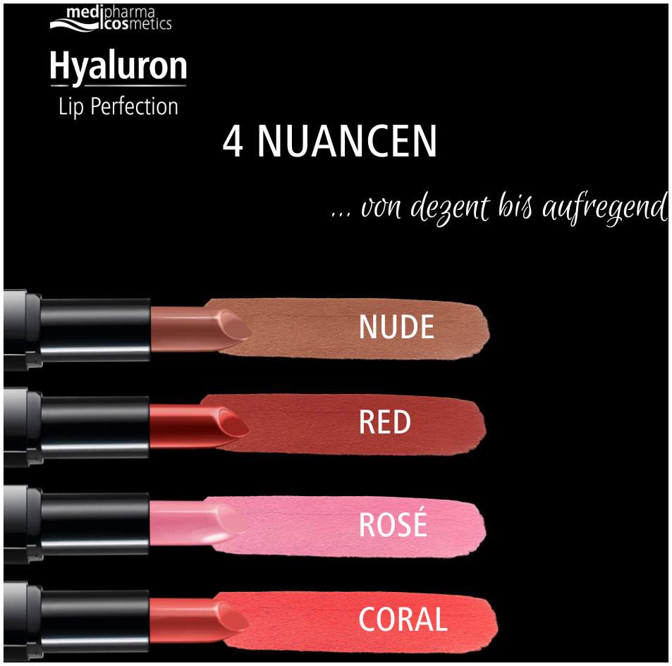 Medipharma Cosmetics Hyaluron Lip Perfection Lippenstift Rosé 4 G