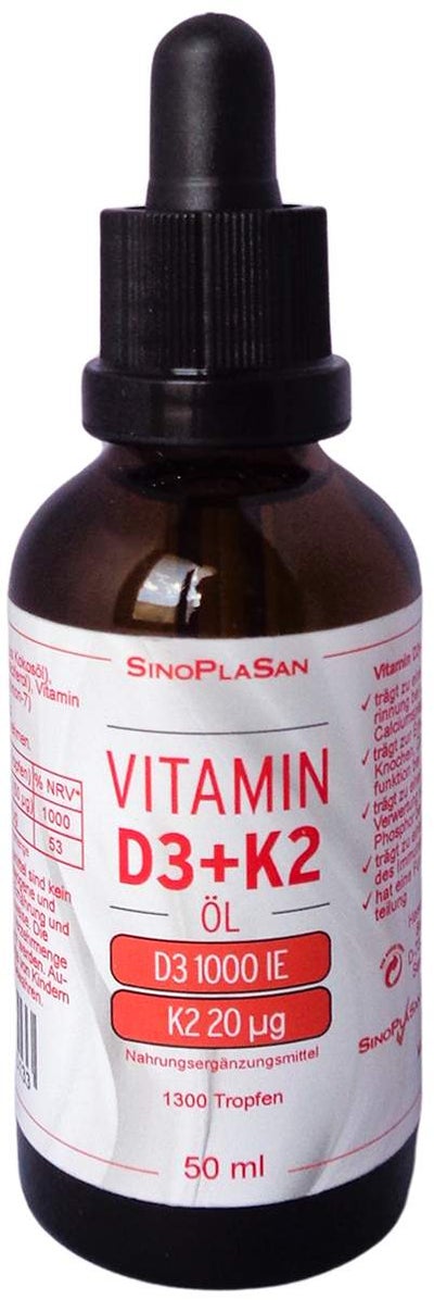 Vitamin D3-K2 1000 I.E. Tropfen zum Einnehmen 50 ml