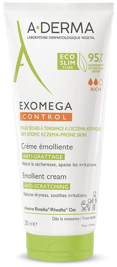 A-Derma Exomega Control Creme rückfettend 200 ml
