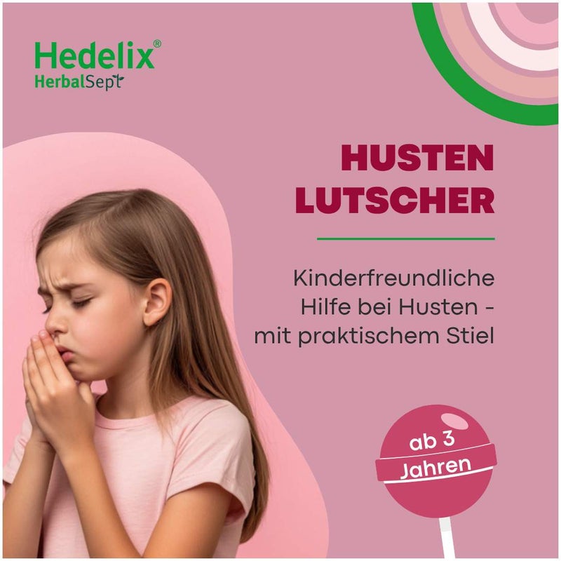 Hedelix HerbalSept Husten Lutscher Kids 6 Stück