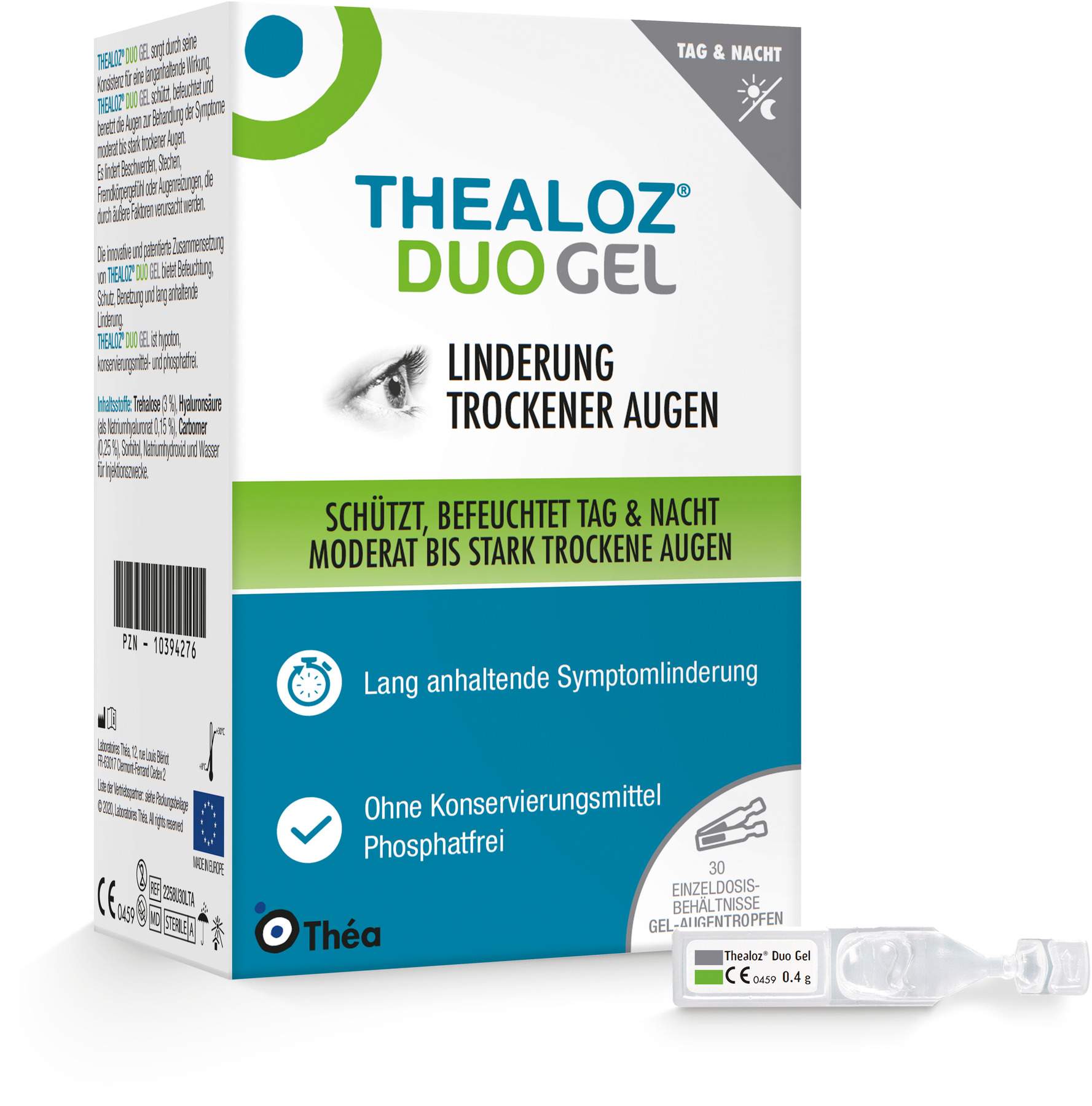Thealoz Duo Augengel 30 X 0.4 G