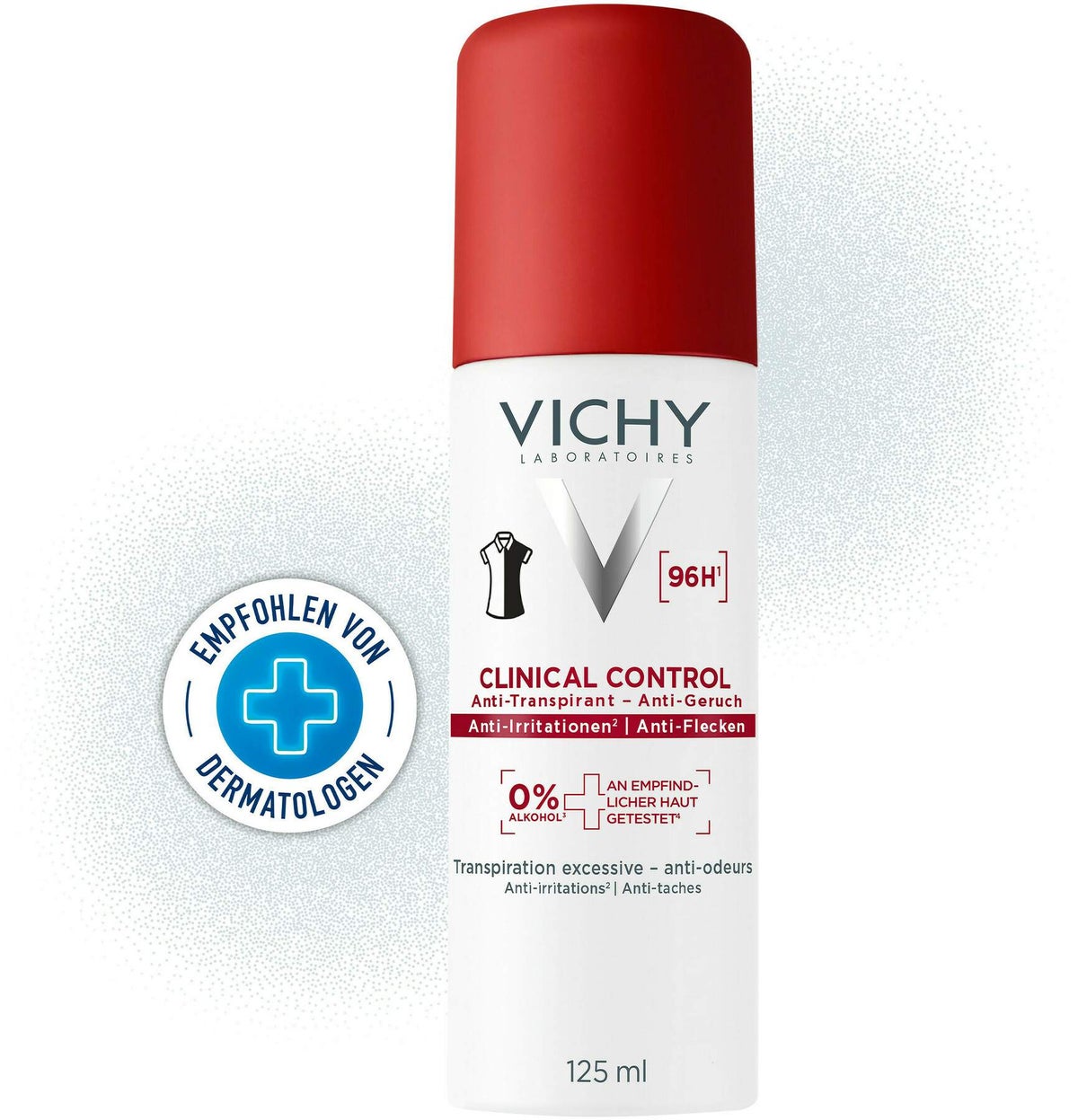 Vichy Deo Spray Aero 96h 125 ml