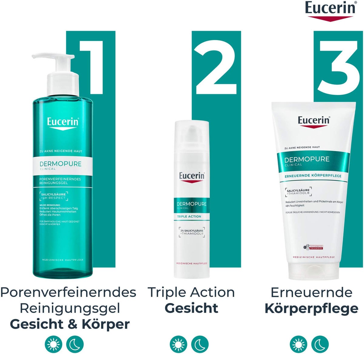 Eucerin DermoPure Clinical erneuernde Körperpflege 200 ml