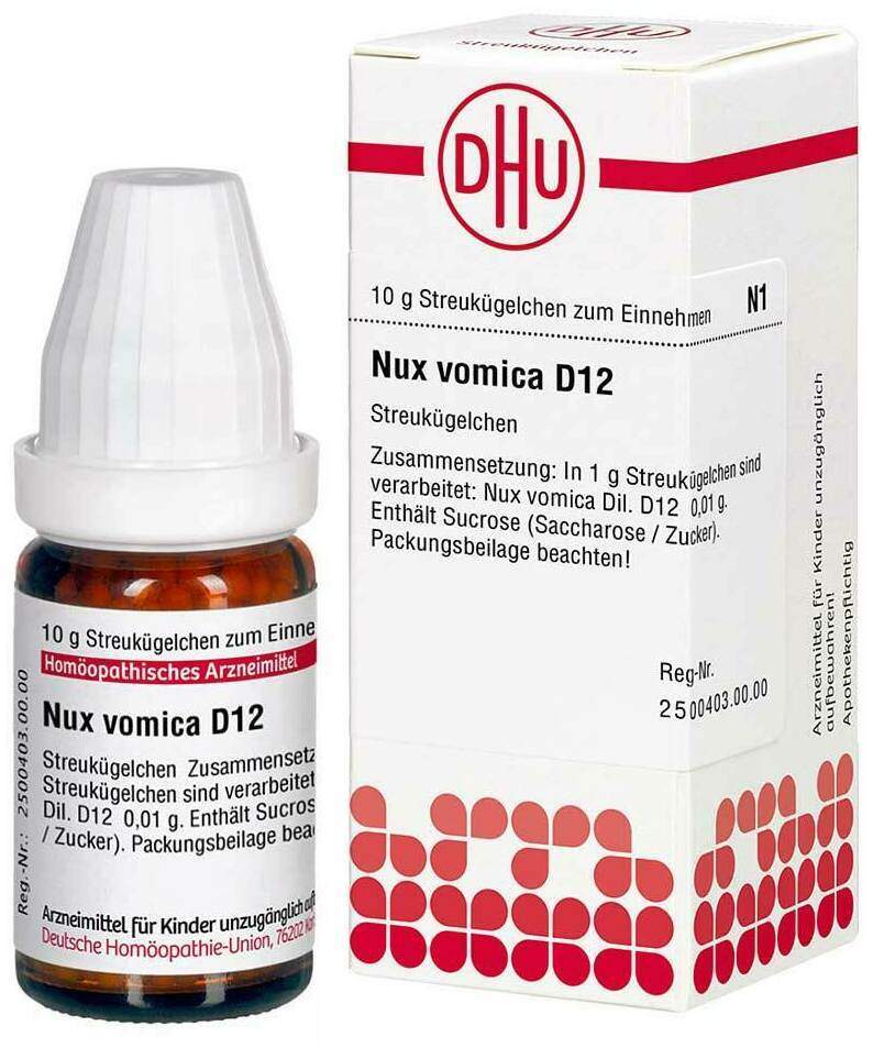 DHU Nux vomica D12 10 g Globuli