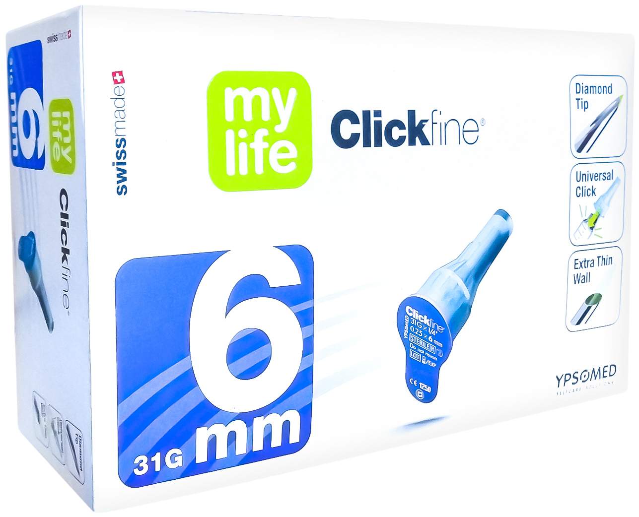 Clickfine Universal 6 Kanülen 0,25x6 mm