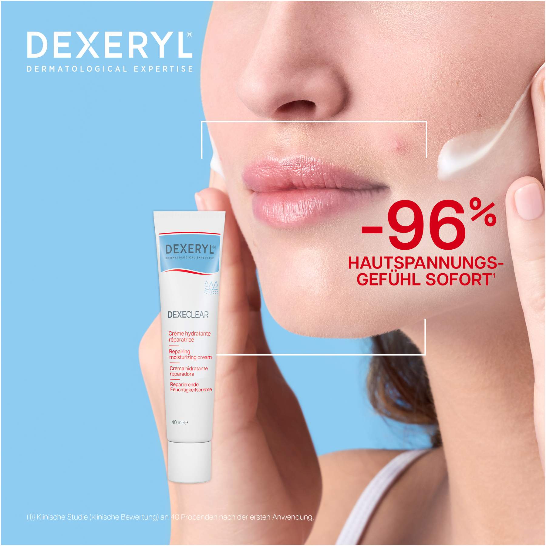 Dexeryl Dexeclear reparierende Feuchtigkeitscreme 40 ml
