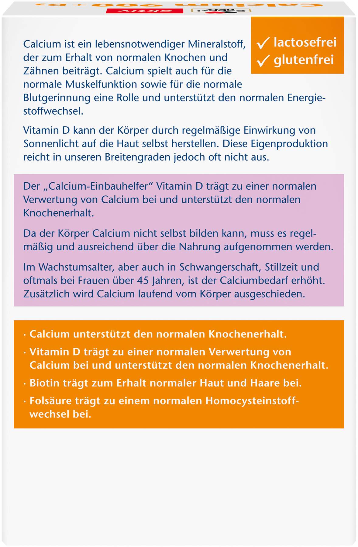 Doppelherz Aktiv Calcium 900 + D3 80 Tabletten