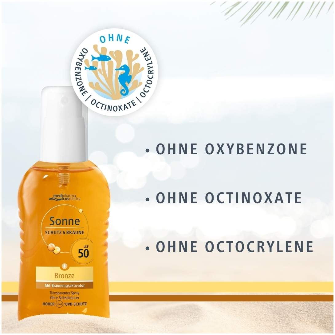 medipharma cosmetics Sonne Schutz & Bräune Bronze LSF 50 200 ml Pumpspray