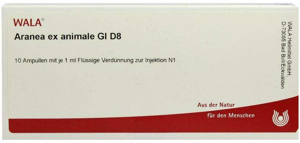Wala Aranea Ex Animale Gl D8 10 X 1 ml Ampullen