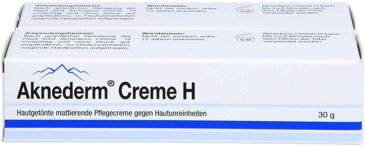 Aknederm Creme H 2 X 30 G