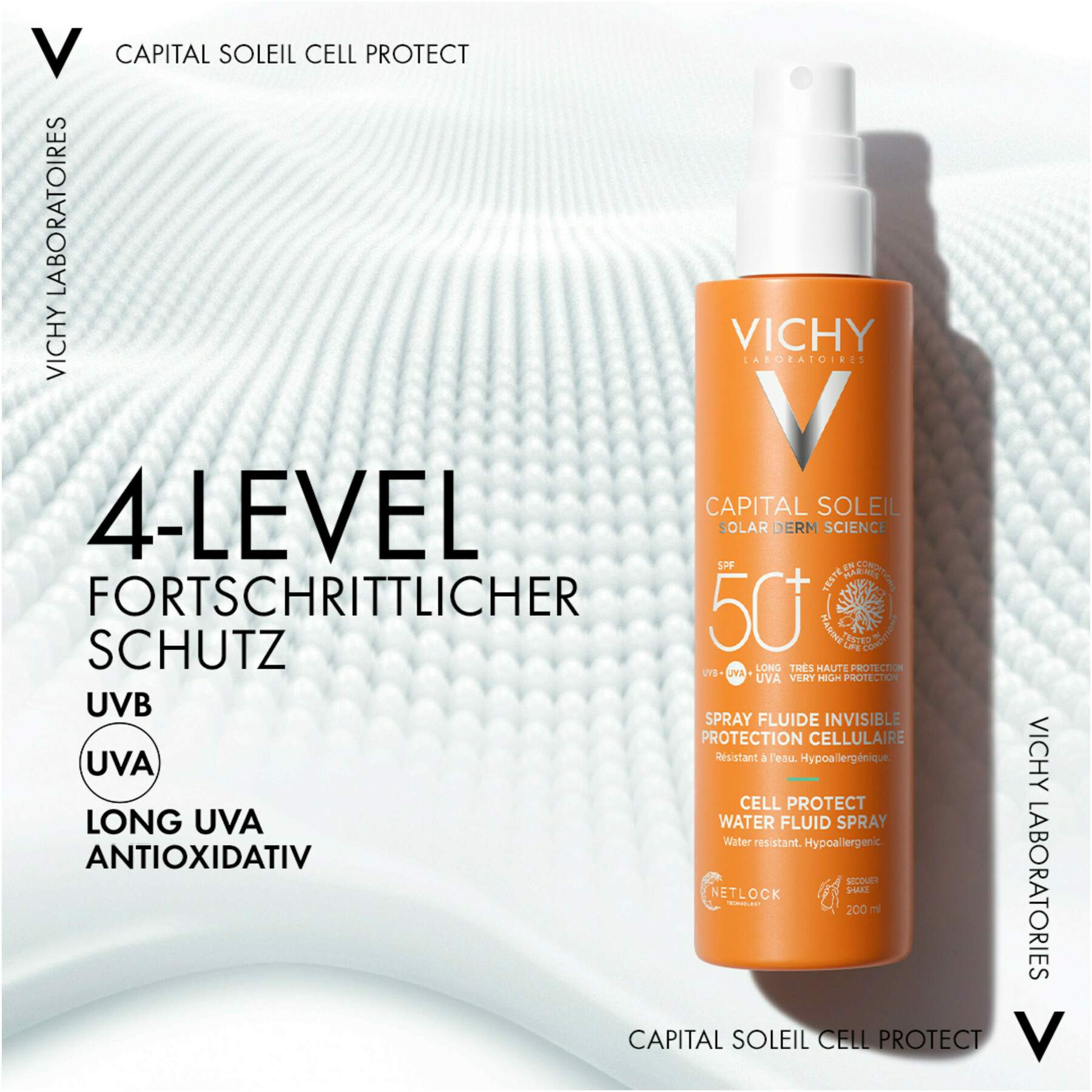 Vichy Capital Soleil Cell Protect Spray LSF 50+ 200 ml Spray