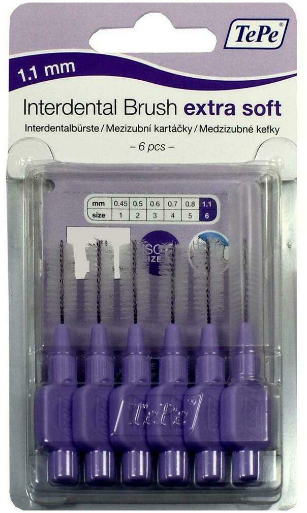 Tepe Interdentalbürste X-Weich 1,1 mm 6 Stück