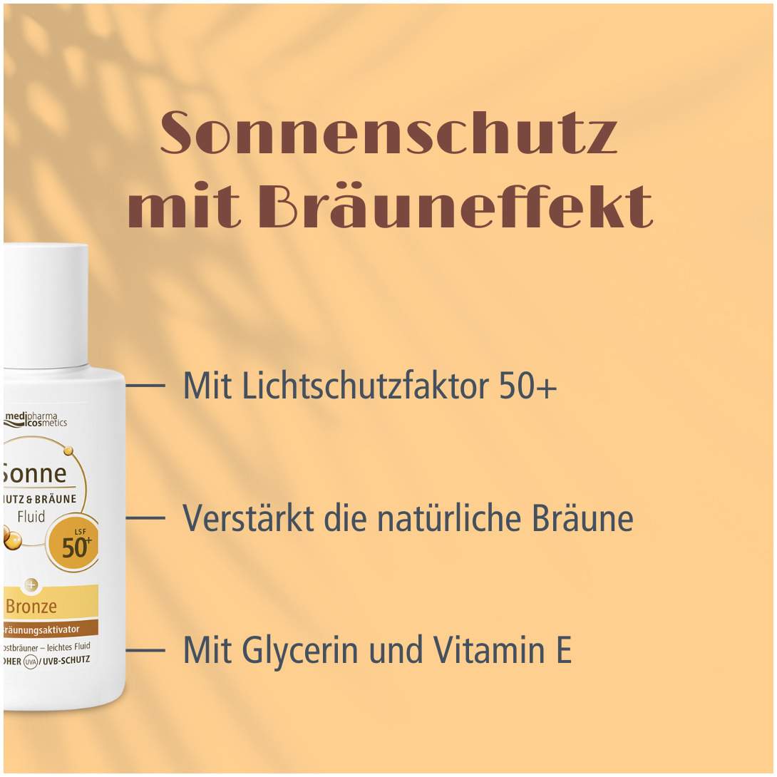 Medipharma cosmetics Sonne Schutz & Bräune Fluid LSF 50 + 50 ml