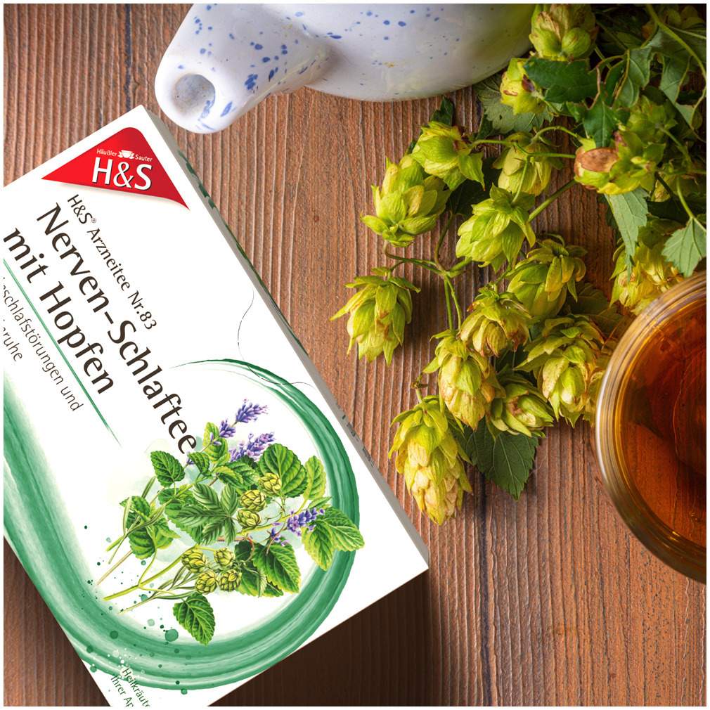 H&S Nerven - und Schlaftee Mit Hopfen 20 Beutel