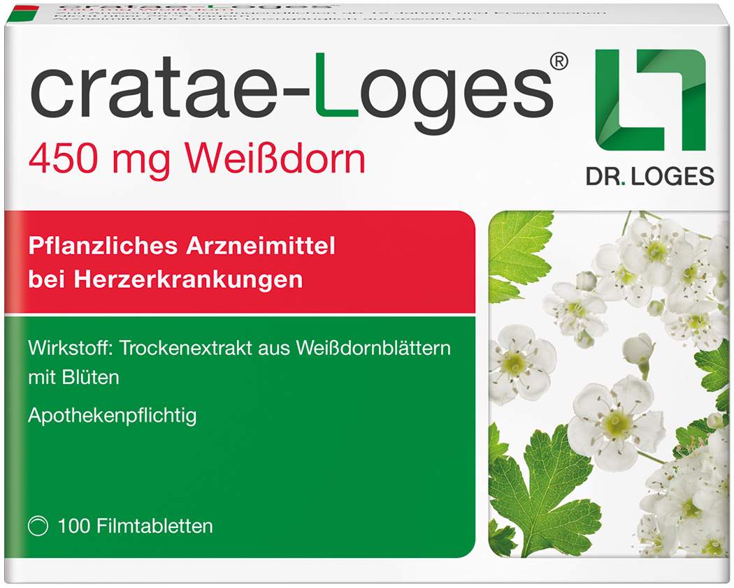 Cratae-Loges 450 mg Weißdorn 100 Filmtabletten