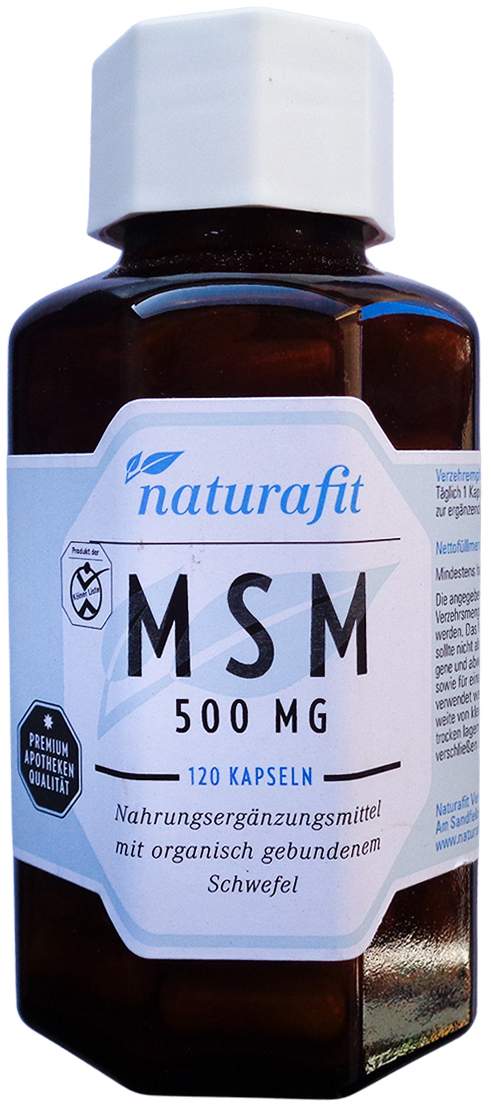 Naturafit Msm 500 mg 120 Kapseln