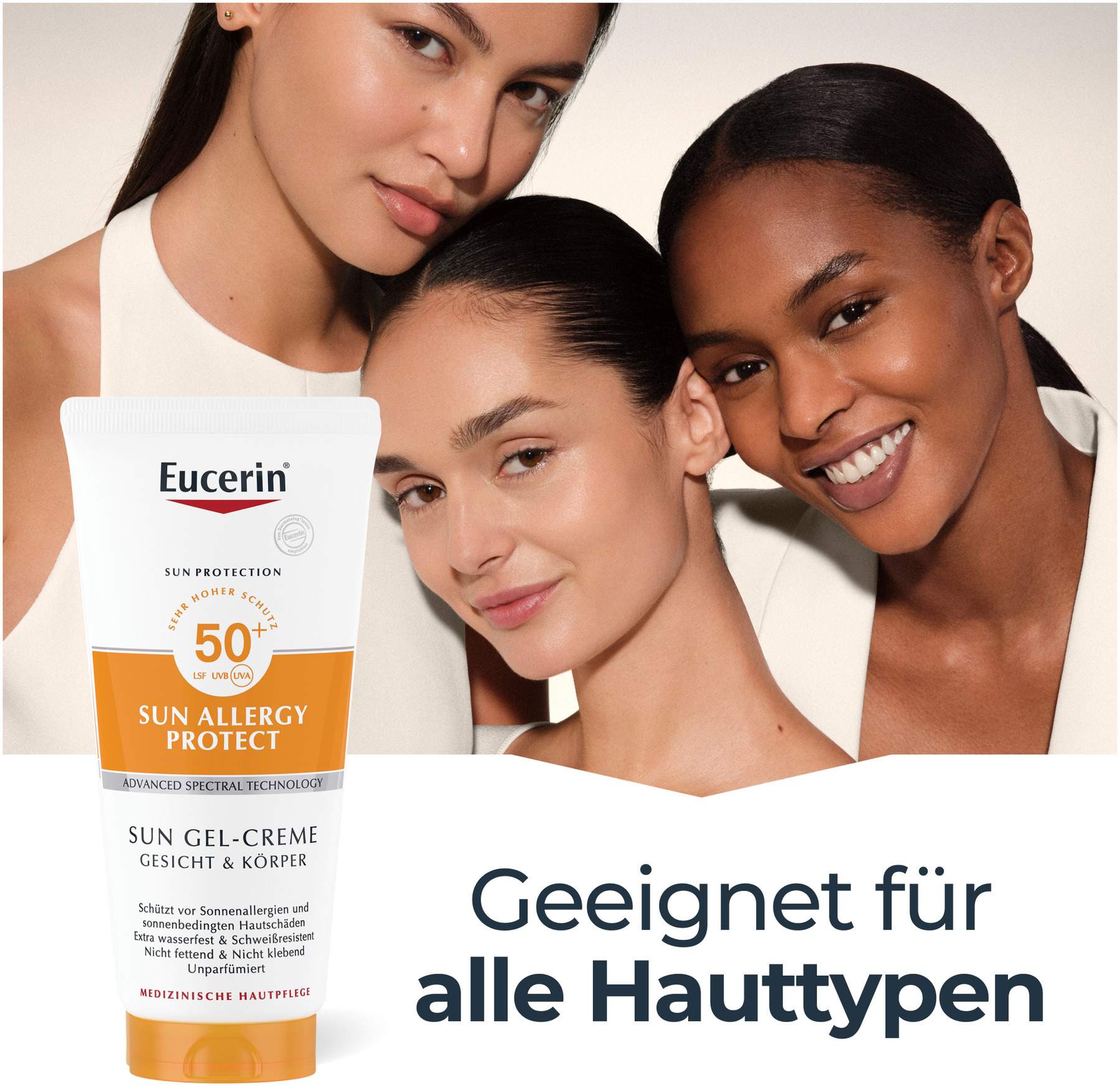 Eucerin Sun Allergy Protect Sun Gel-Creme LSF 50+ 200 ml