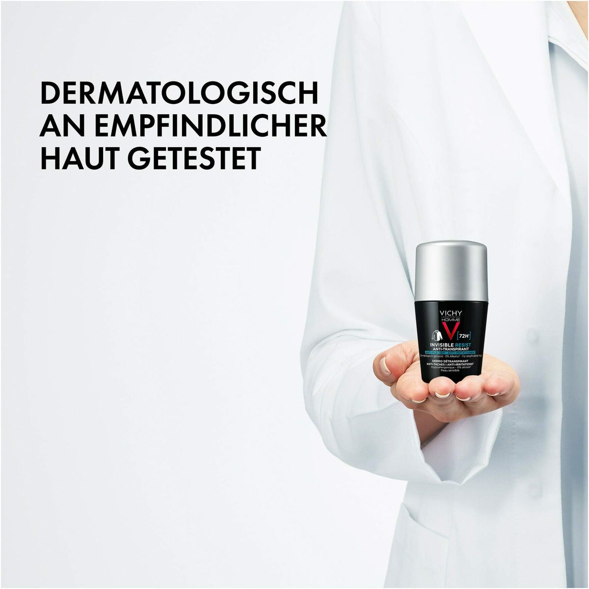 Vichy Homme Deo Roll On 72h Anti-Flecken Invisible 50 ml