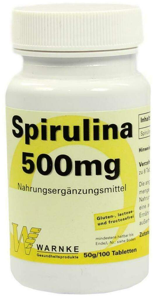 Spirulina 500 100 Tabletten