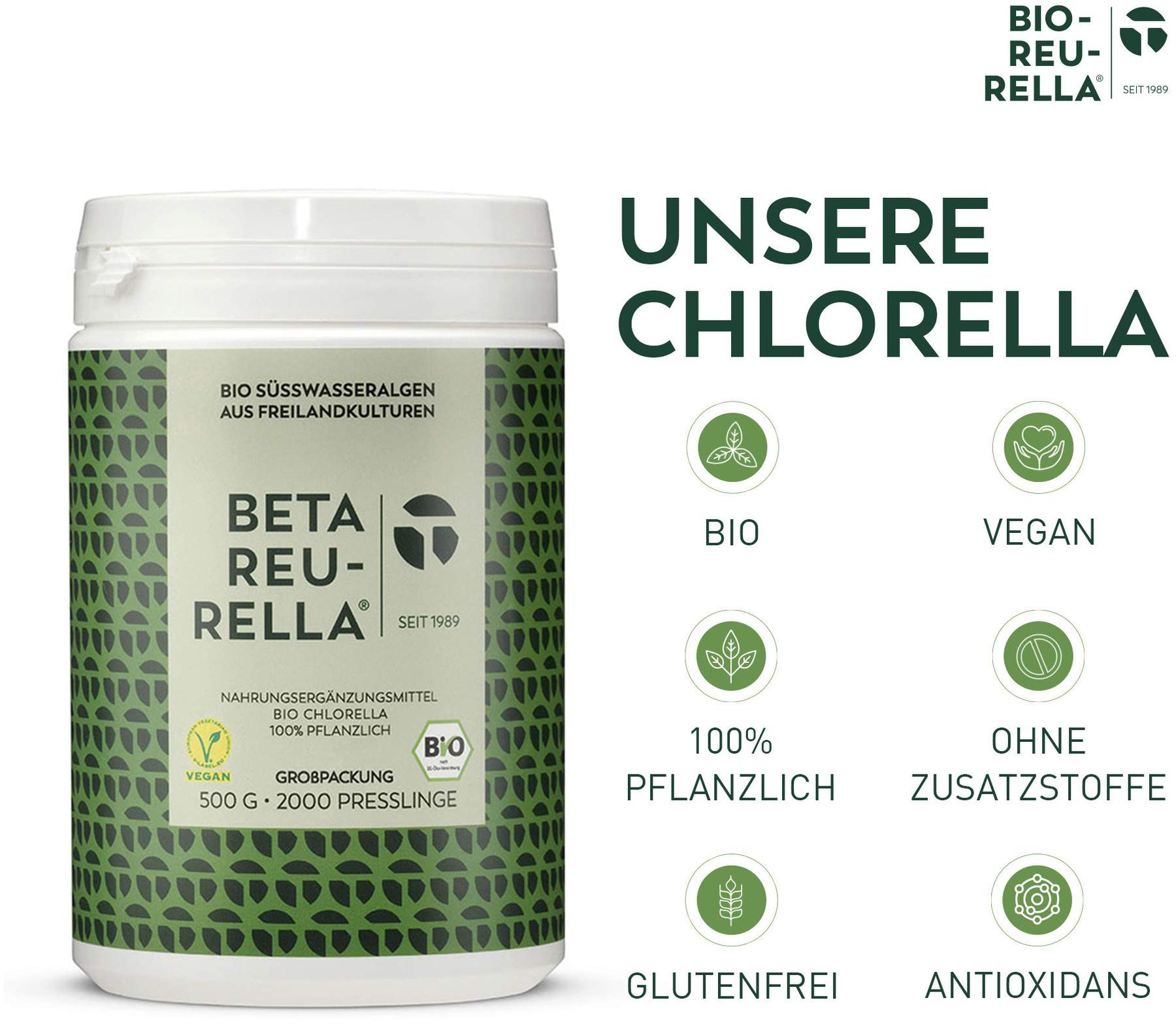 Beta Reu Rella Süßwasseralgen 2000 Tabletten