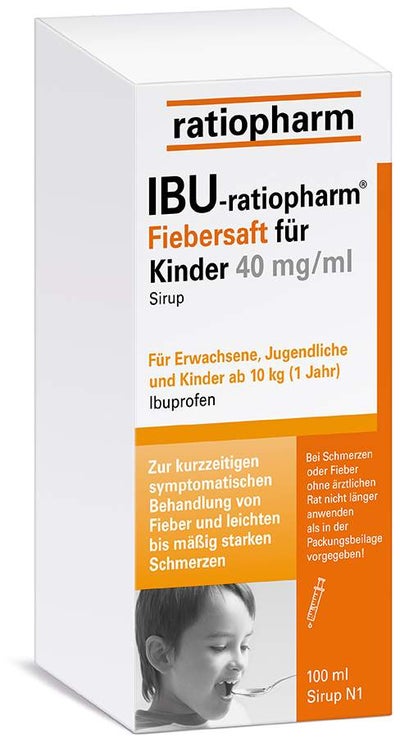 IBU-ratiopharm Fiebersaft für Kinder 4% 100 ml Saft