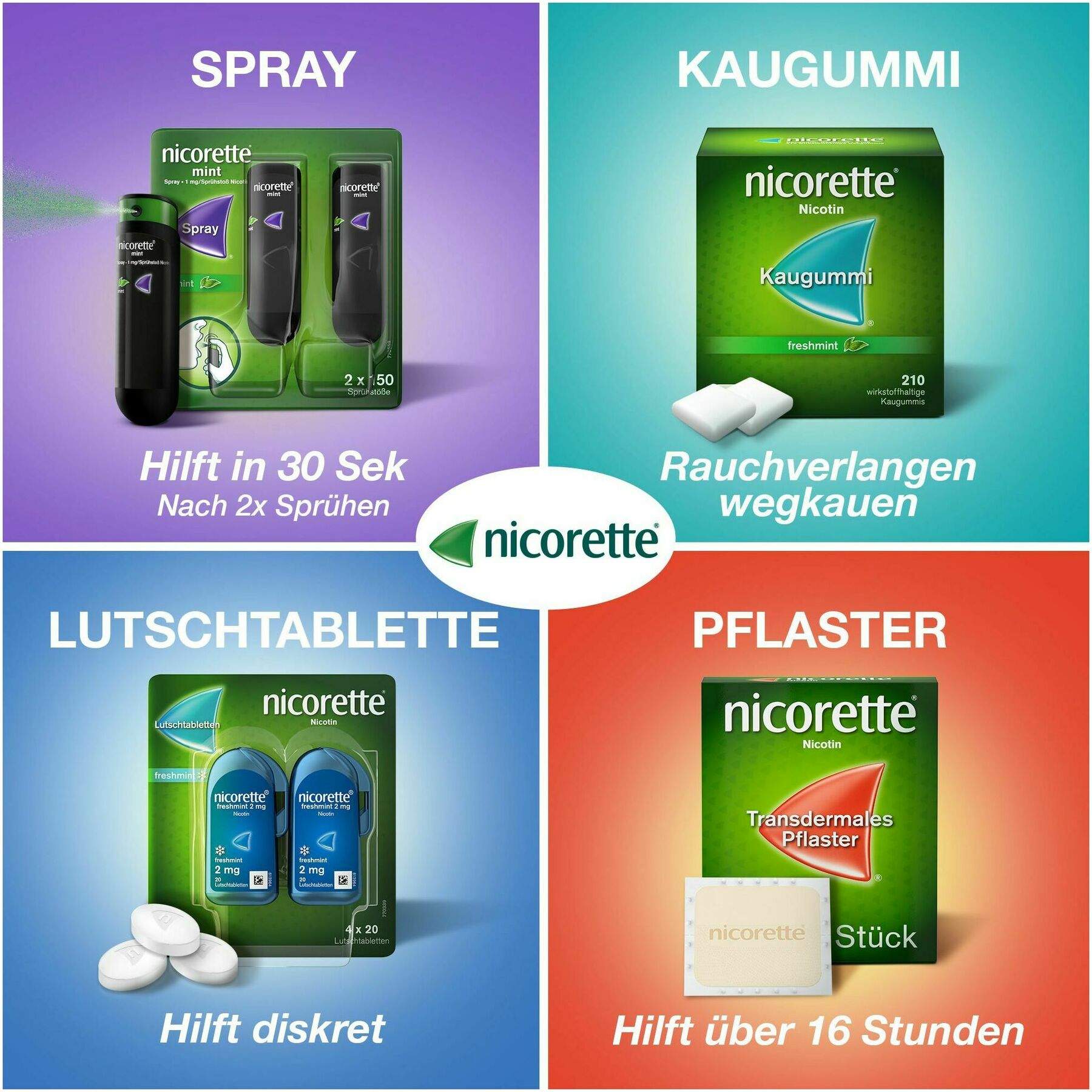Nicorette 4 mg freshfruit Kaugummi 210 Stück