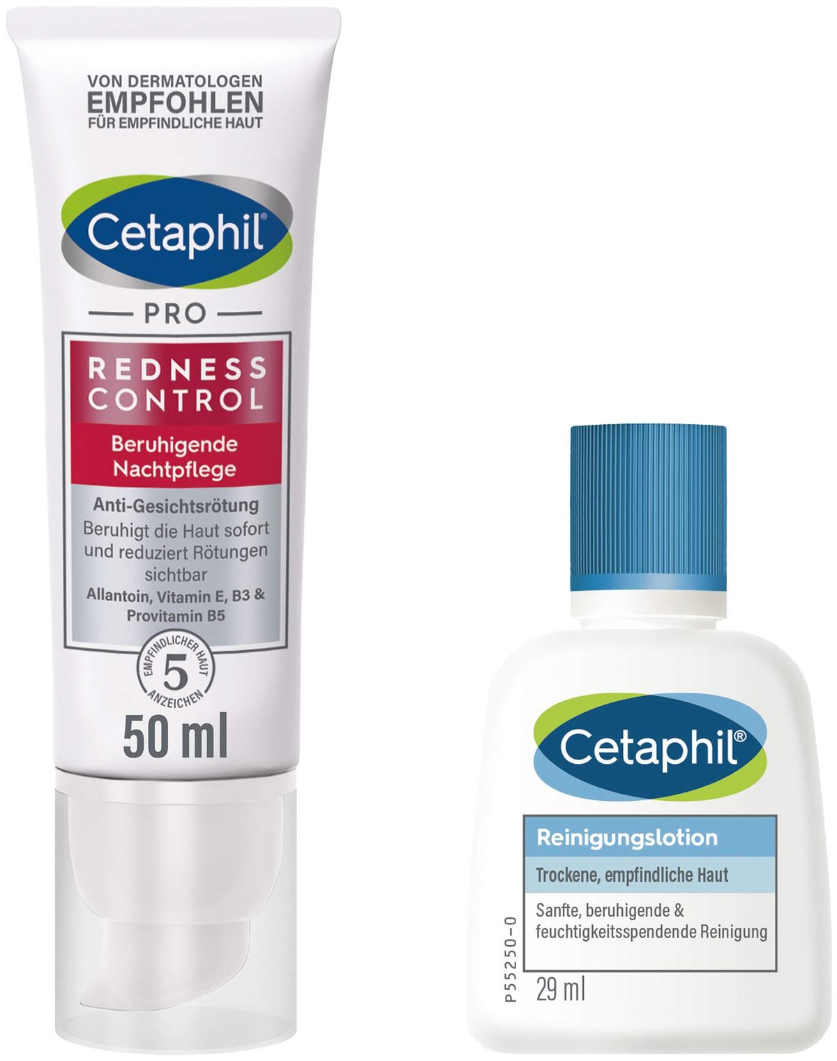 Cetaphil RednessControl Creme beruhigende Nachtpflege 50 ml + gratis Cetaphil Reinigungslotion 29 ml
