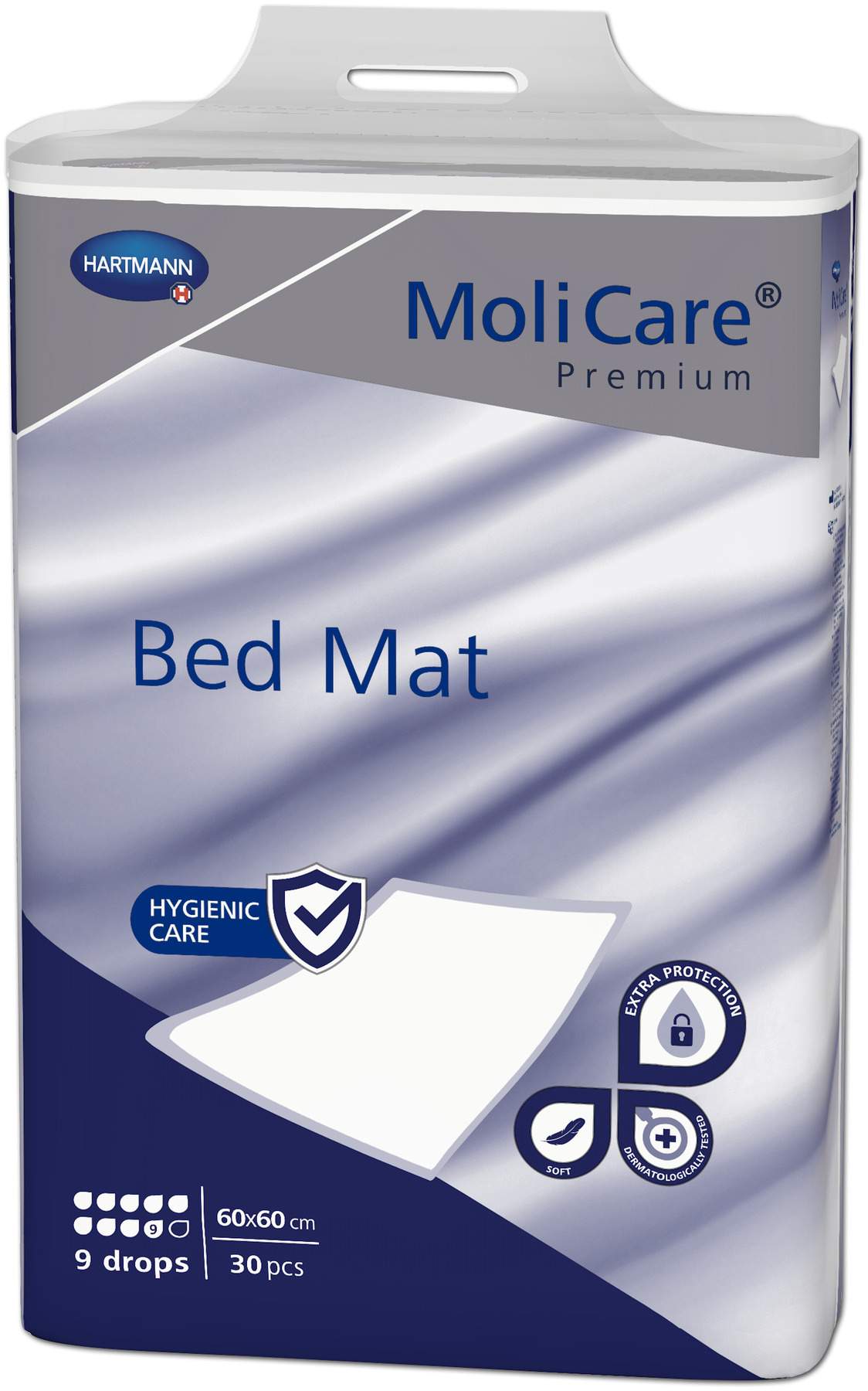 Molicare Premium Bed Mat 9 Tropfen 60 X 60 cm 30 Stück