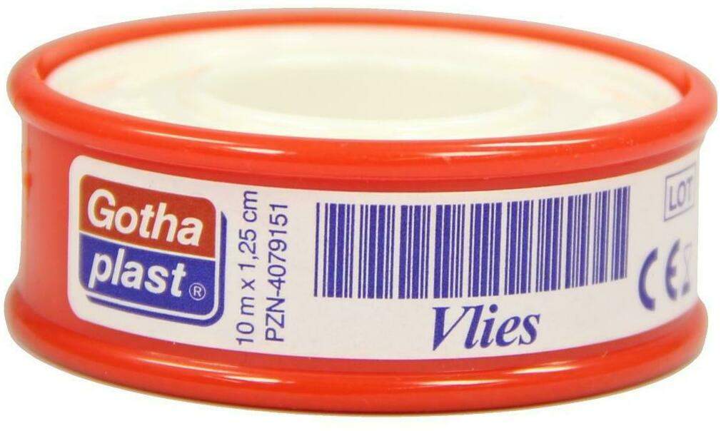 Gothaplast 1 Heftpflaster Vlies 1,25 cm X 10 M