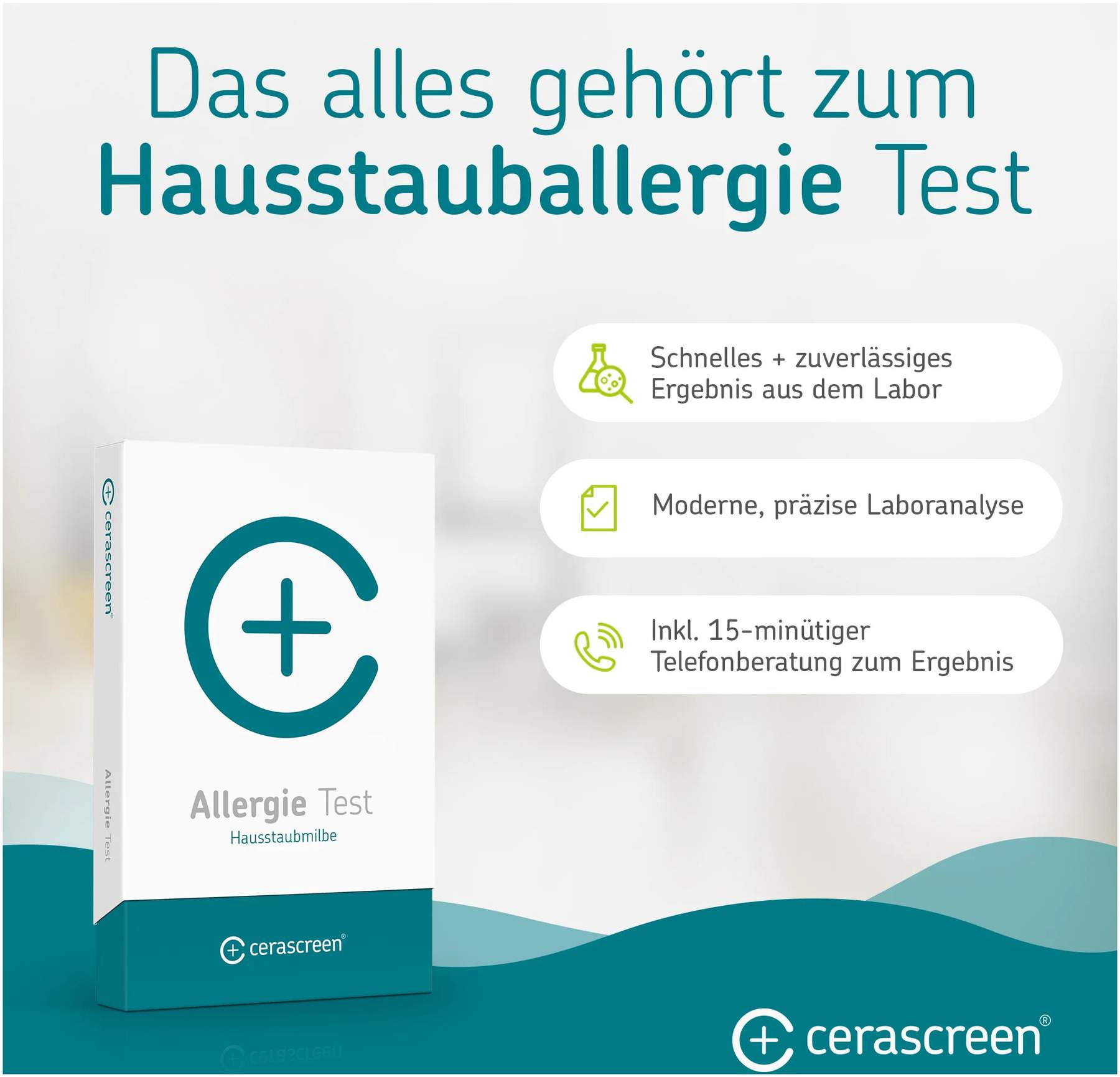 Cerascreen Allergie-Test-Kit Hausstaubmilbe