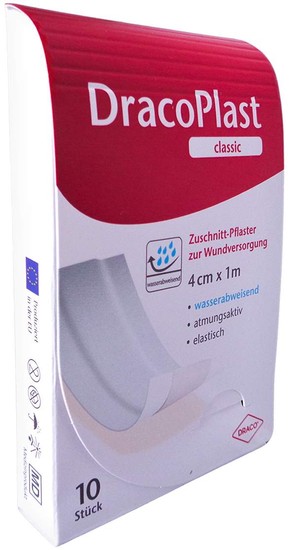 Dracoplast Classic Pflaster 4 Cmx1 M Weiß