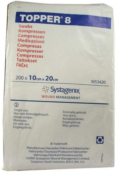 Topper 8 Kompr.10x20 cm Unsteril