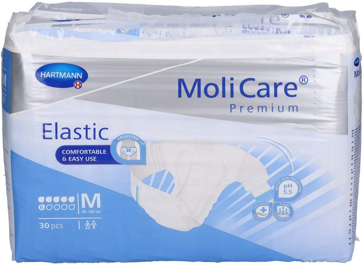Molicare Premium Elastic Slip 6 Tropfen Gr.M 30 Stück
