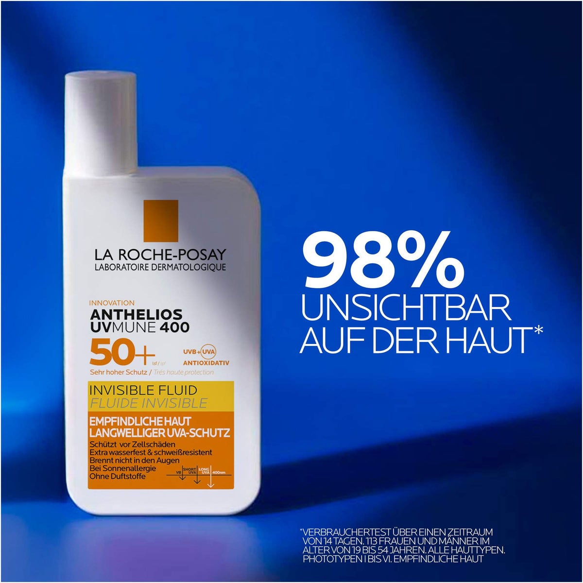 La Roche Posay Anthelios Invisible UVMune 400 LSF 50+ 50 ml Fluid