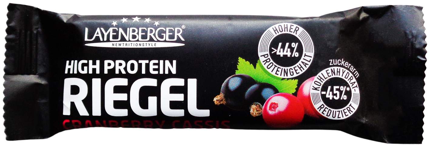 Layenberger Lowcarb.One Protein-Riegel Cra.-Cassis 35g