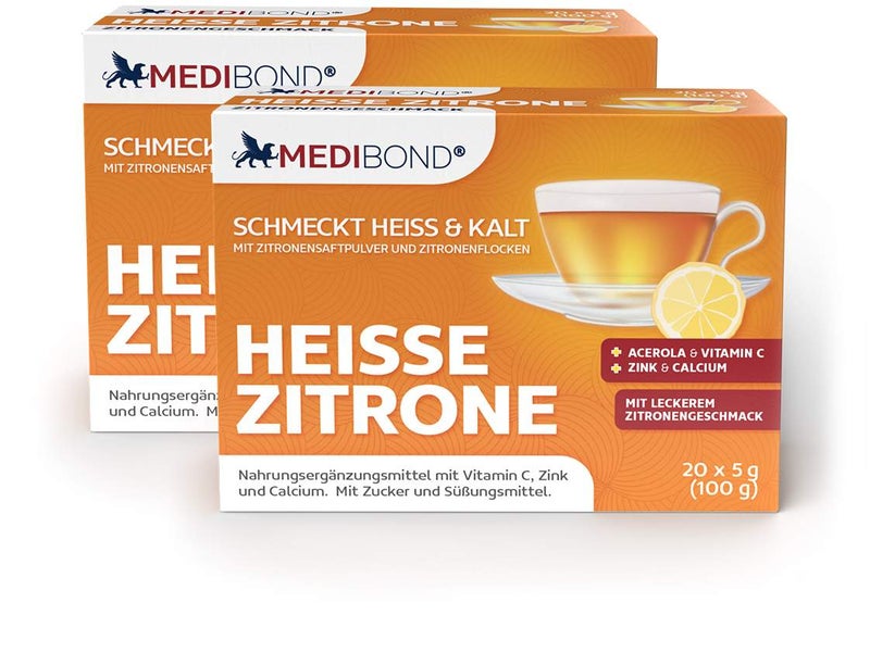 Heiße Zitrone Medibond 2 x 20 Beutel