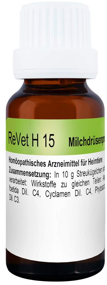 REVET H 15 Globuli f.Heimtiere 10 g