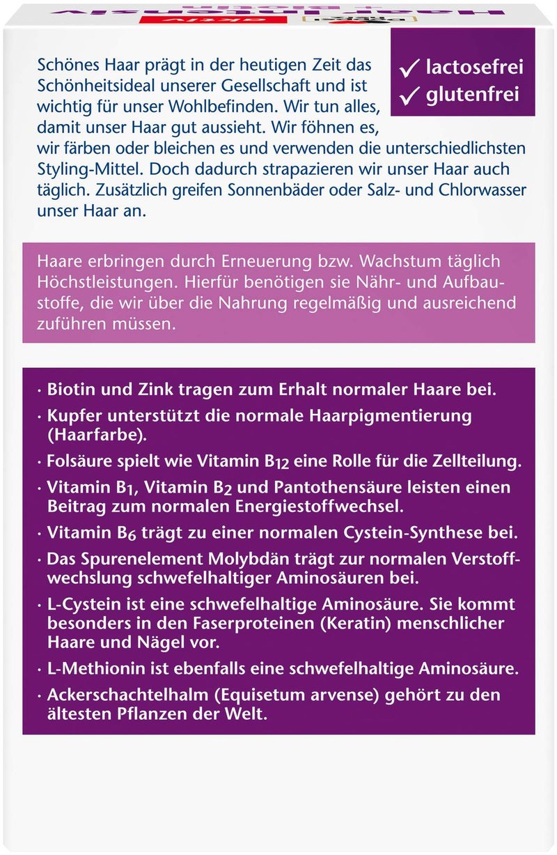 Doppelherz Aktiv Haar Intensiv + Biotin 100 Kapseln