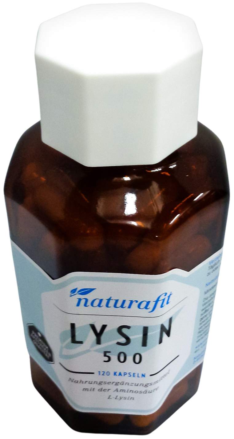 Naturafit Lysin 500 Kapseln 120 Stk