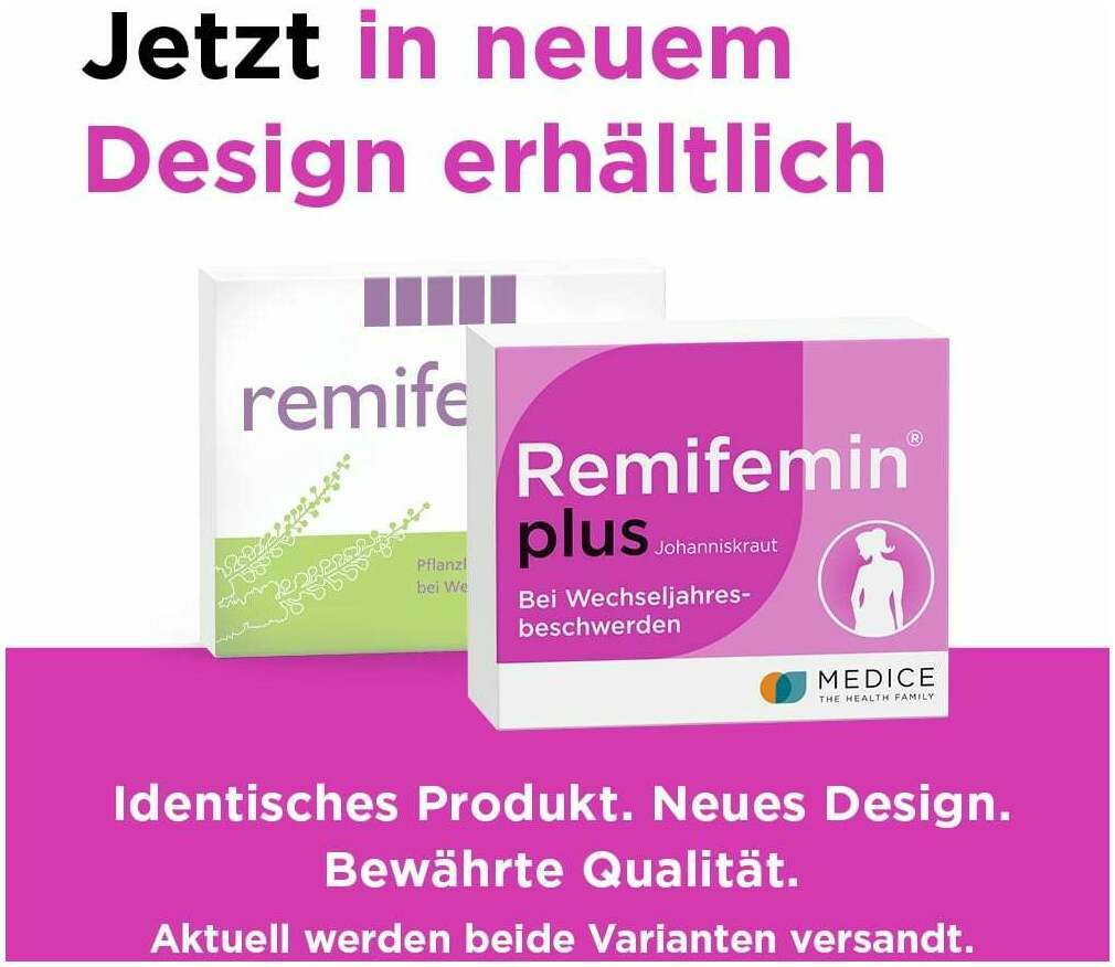 Remifemin Plus Johanniskraut 60 Filmtabletten
