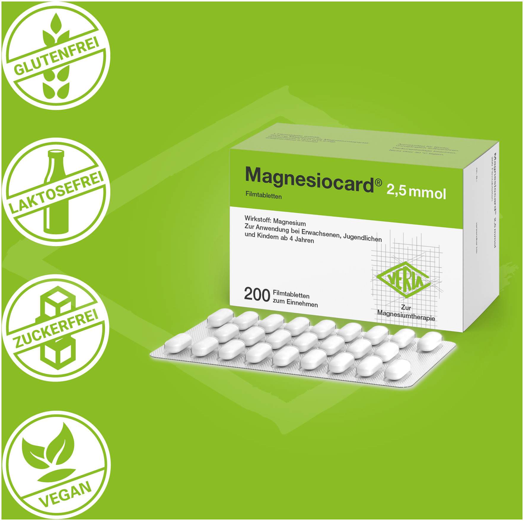 Magnesiocard 2,5 Mmol 200 Filmtabletten