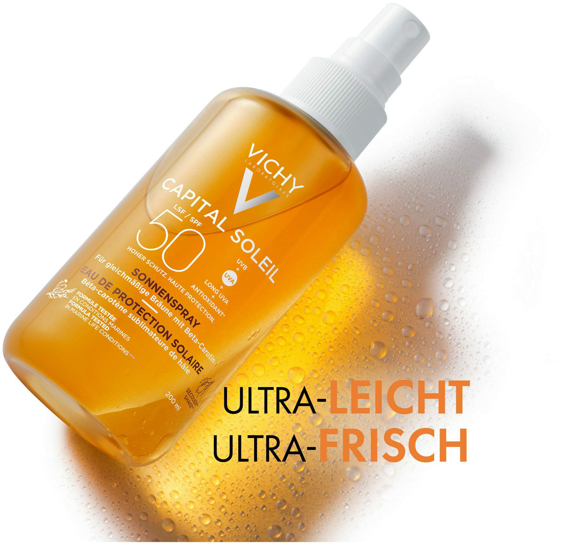 Vichy Capital Soleil bräunungsintensivierendes Sonnenspray LSF 50 200 ml