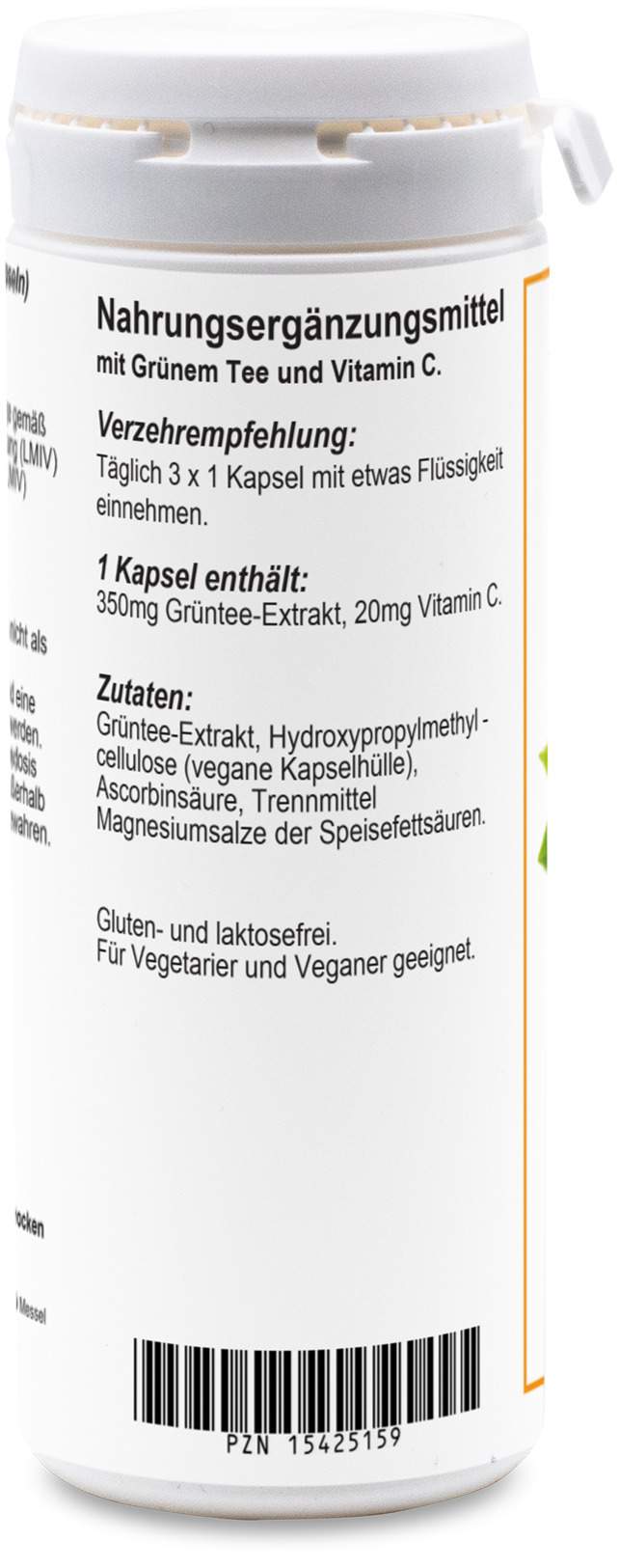 Grüner Tee 90 Kapseln