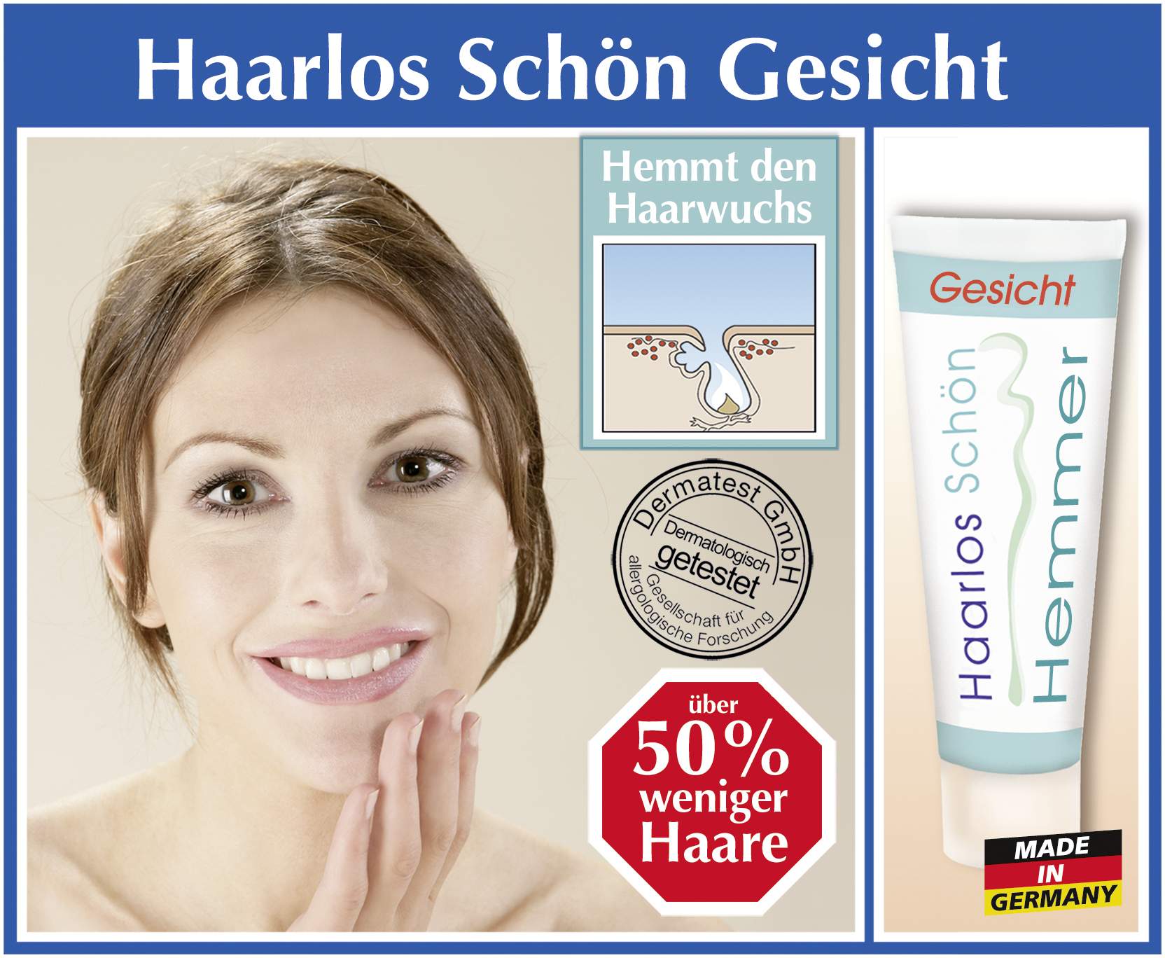 Haarlos schön Gesichtscreme 30 ml
