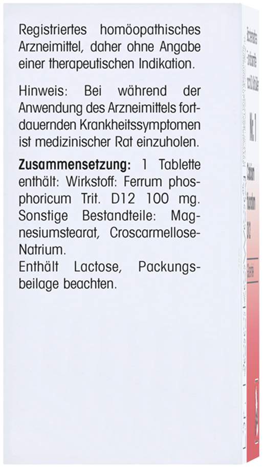 Biochemie 3 Ferrum Phosphoricum D 12 Tabletten