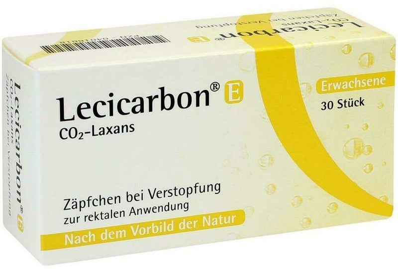 Lecicarbon E Co2 Laxans Erwachsenensuppositorien 30 Stück