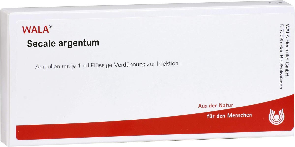 Wala Secale Argentum 10 X 1 ml Ampullen