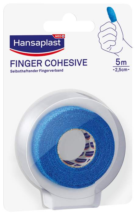 Hansaplast Selbsthaftender Fingerverband blau
