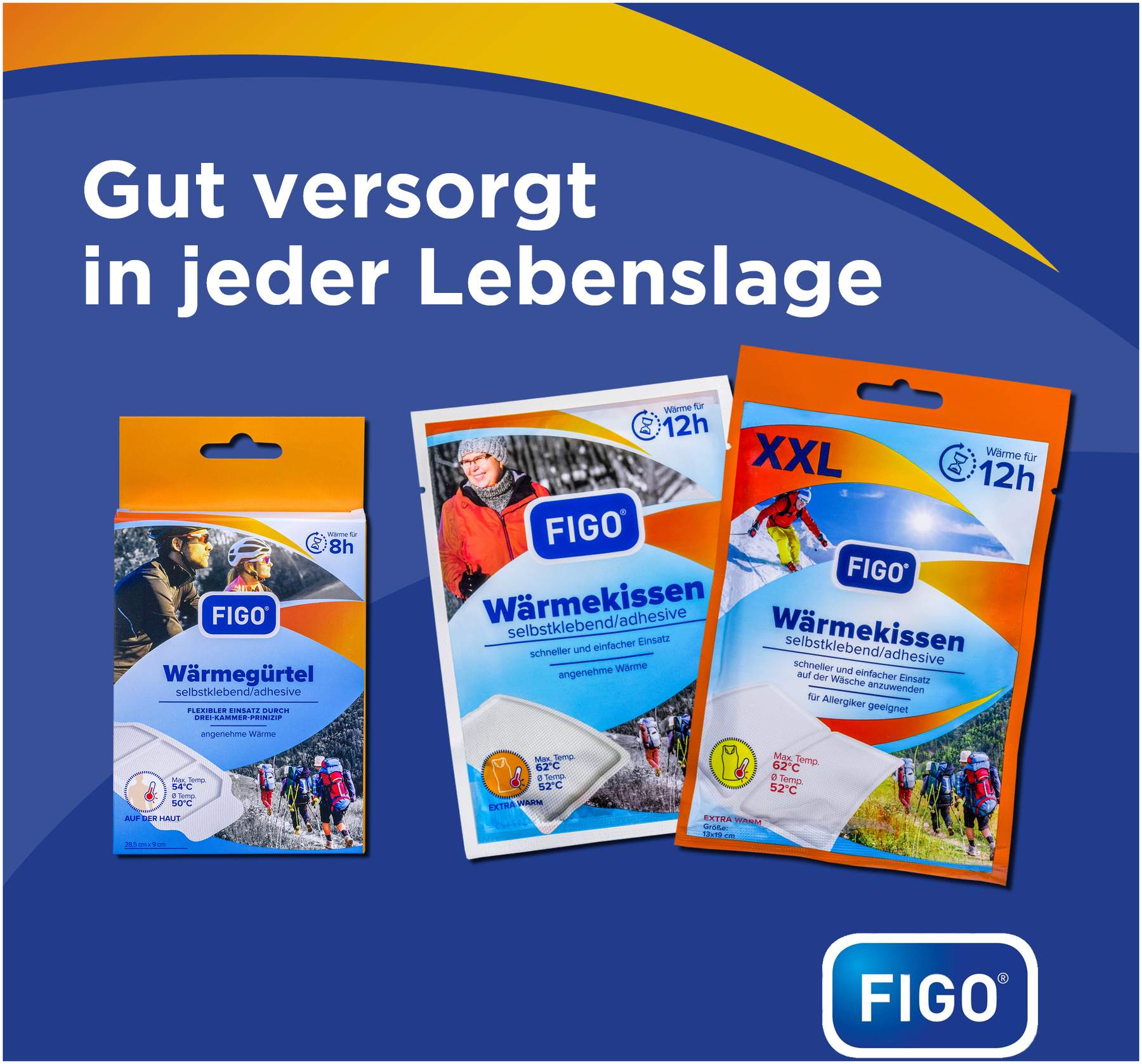 Figo Wärmegürtel 8 H Selbstklebend 8 Stück